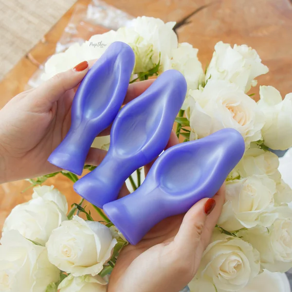G squeeze™ Bundle: 3-Pack Vaginal Plugs by SquarePegToys® + Lube & Toy Cleaner! — image 2 of 18