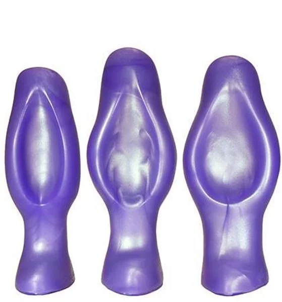 G squeeze™ Bundle: 3-Pack Vaginal Plugs by SquarePegToys® + Lube & Toy Cleaner! — image 3 of 18