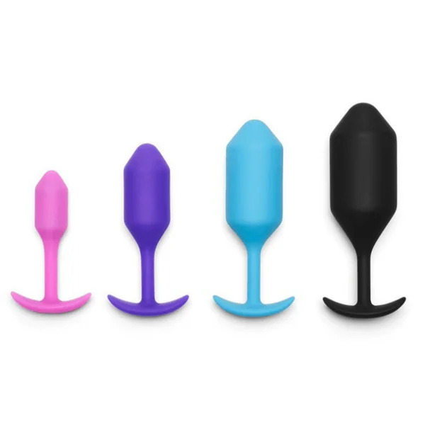 b-Vibe Snug Plug Weighted Silicone Butt Plugs - 7 Sizes — image 5 of 25