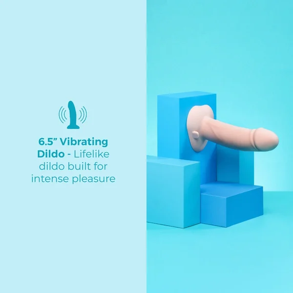B-Vibe Every Body Vibrating Realistic Strap-On Kit — image 2 of 6