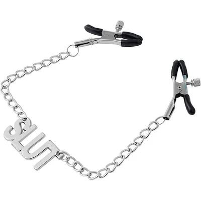 slut chain nipple clamp