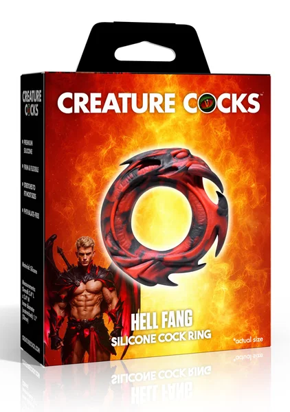 Hell Fang Silicone Cock Ring — image 5 of 5