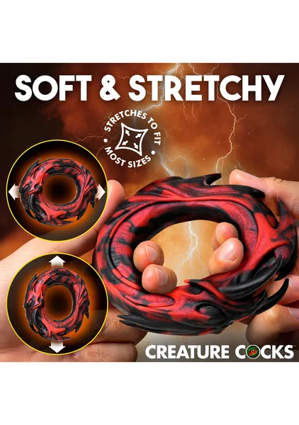 Hell Fang Silicone Cock Ring — image 2 of 5