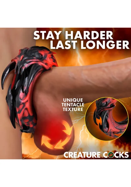 Hell Fang Silicone Cock Ring — image 3 of 5