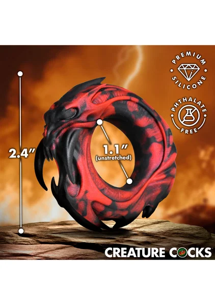 Hell Fang Silicone Cock Ring — image 4 of 5