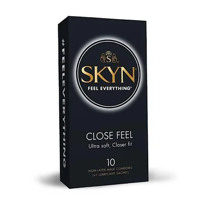 skyn non latex 51mm close feel condoms 10 pack