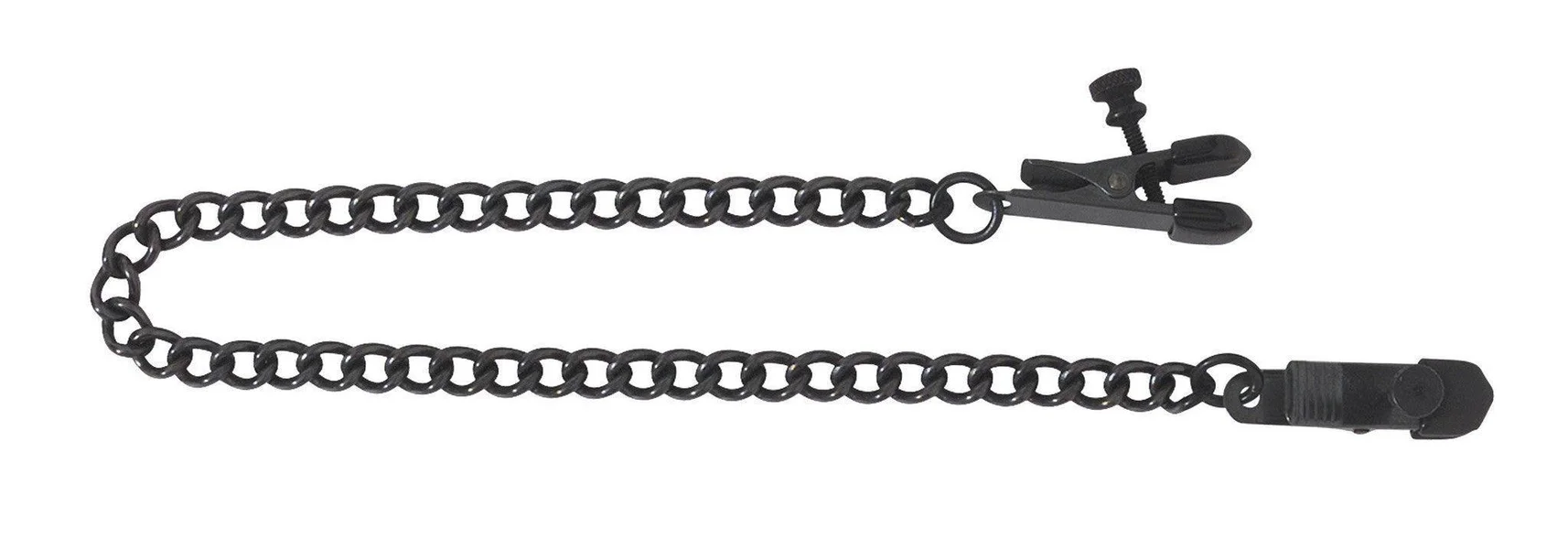 Adjustable Broad Tip Clamp with Chain: Black — image 2 of 2