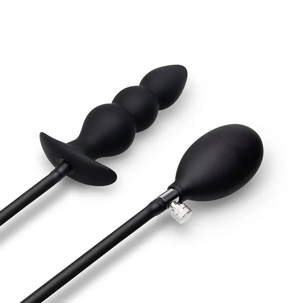 b-Vibe Beaded Inflatable Anal Plug with Hand Pump — image 5 of 8
