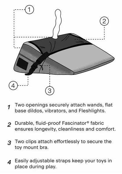 Fascinator Birdi Sex Toy Strap for Wedge and Ramp — image 5 of 6