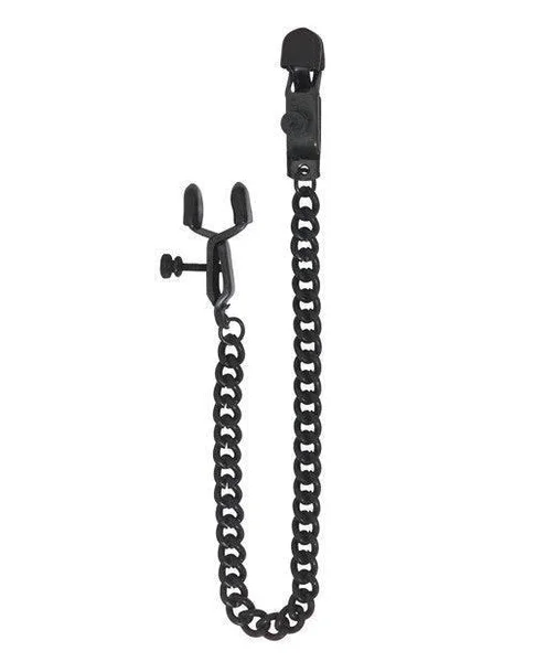 Open Press Clamp with Black Link Chain — image 3 of 3