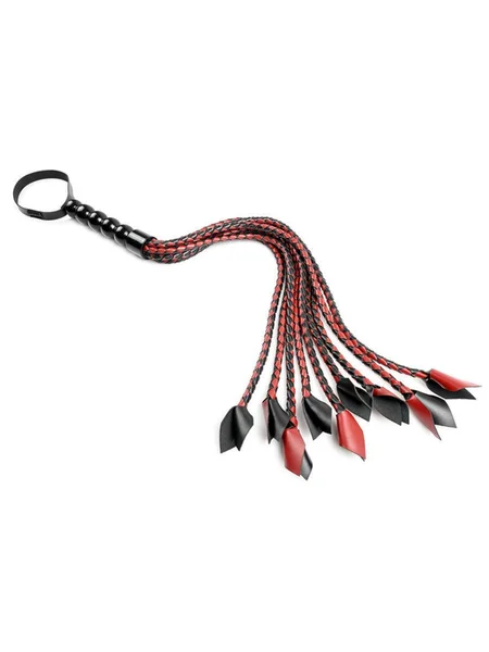 Saffron Braided Flogger: Vegan Leather — image 2 of 3