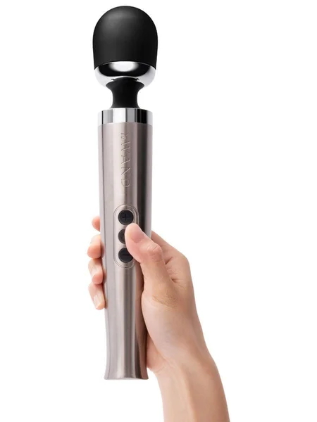 Die Cast Rechargeable Massager: Silver — image 2 of 7