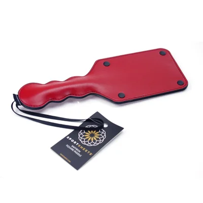 saffron square paddle vegan leather