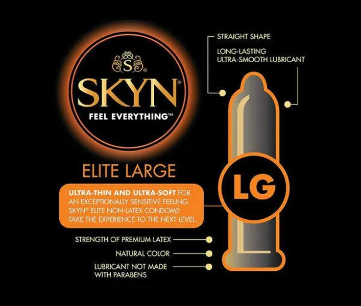 Skyn, Non-Latex 56mm (Elite Large) Condoms - 10 pack — image 2 of 3