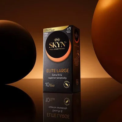skyn non latex 56mm elite large condoms 10 pack