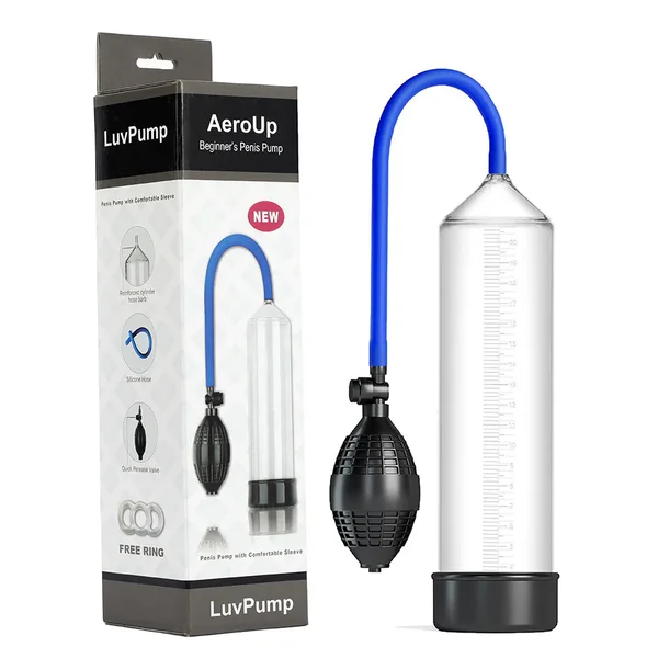 LuvPump AeroUp Beginners Penis Pump: Clear — image 2 of 3