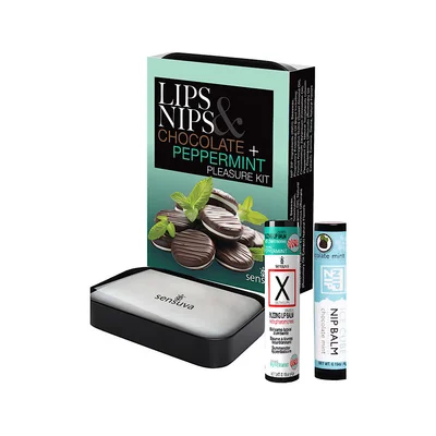 lips nips chocolate peppermint pleasure kit