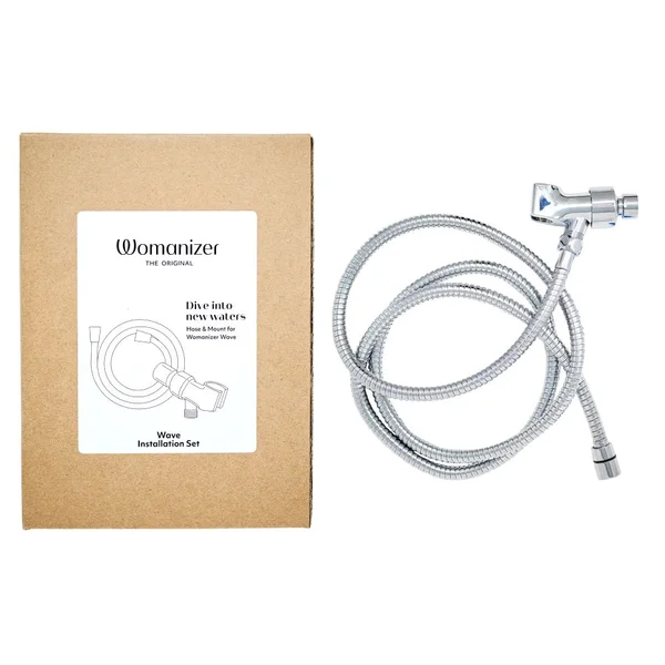 WOMANIZER Wave Shower Hose &amp; Shower Arm Mount Set — image 3 of 3