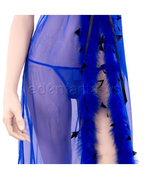 Flamingo gown with g-string