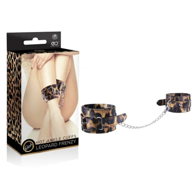 leopard frenzy ankle cuffs