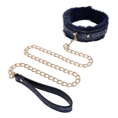 cougar fur collar leash