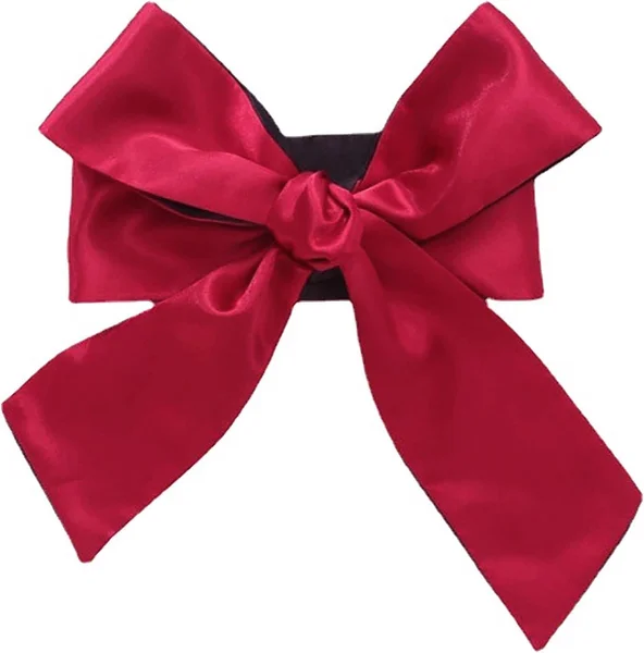 Red and Black Satin Sash — image 2 of 3