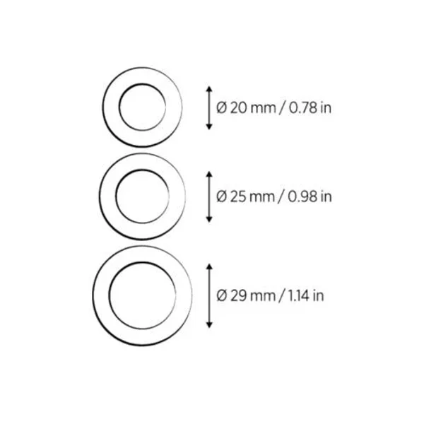 Remix Trio Non-Vibrating Cock Rings — image 5 of 5