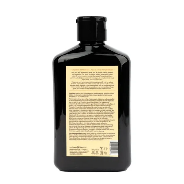 Aphrodisiac Bubble Bath - Grapefruit & Sandalwood: 250ml — image 2 of 2