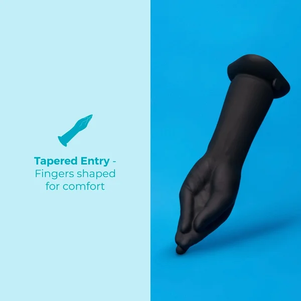 10.5 Inch Vibrating Silicone Hand Fisting Dildo with Suction Base — image 5 of 8