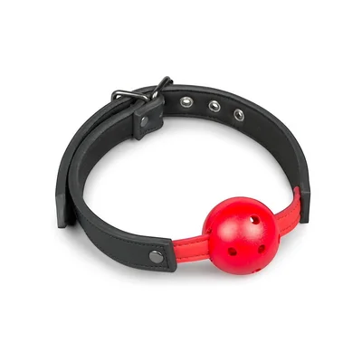 vegan ball gag with pvc ball