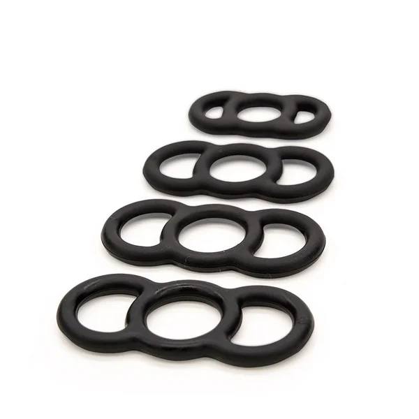 Total Control 4 Piece Silicone Constriction Band Set — image 2 of 3