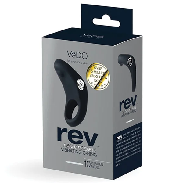 Vedo Rev Silicone Rechargeable Vibrating Couples Ring — image 4 of 5