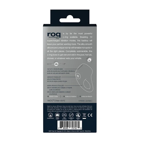 Vedo Roq Silicone Rechargeable Vibrating C-Ring — image 6 of 6