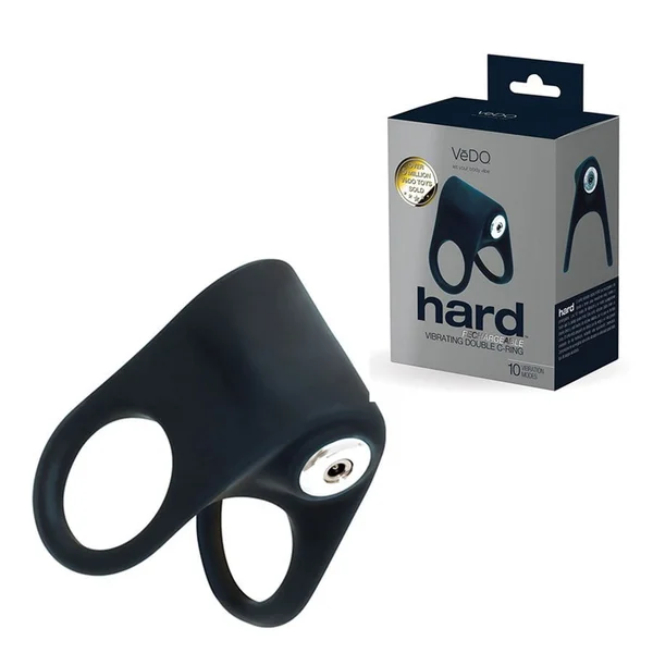 Vedo Hard Silicone Rechargeable Dual Vibrating Cock Ring — image 2 of 8