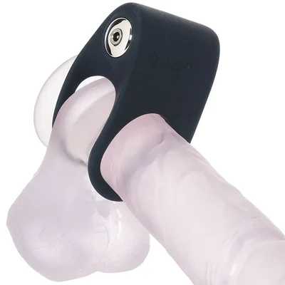 vedo hard silicone rechargeable dual vibrating cock ring
