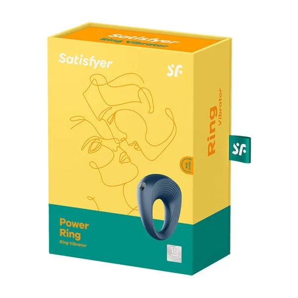 Satisfyer Power Ring Silicone Magnetic Recharge USB Couples Cock Ring — image 5 of 5