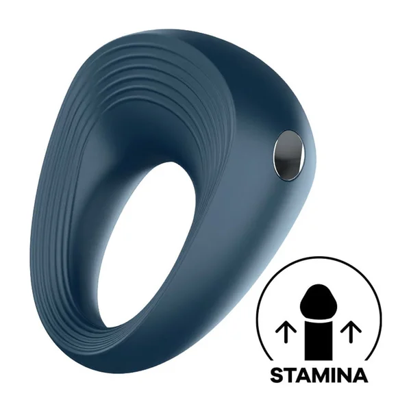 Satisfyer Power Ring Silicone Magnetic Recharge USB Couples Cock Ring — image 3 of 5