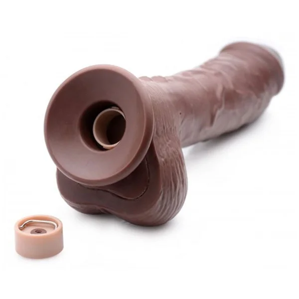 8.5 Inch Vibrating & Squirting Dildo with Remote by Loadz (3 colors) — image 6 of 11