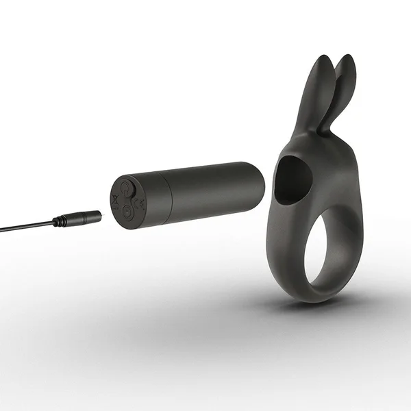 Fury 10 Speed Silicone Vibrating Rabbit Cock Ring — image 3 of 5