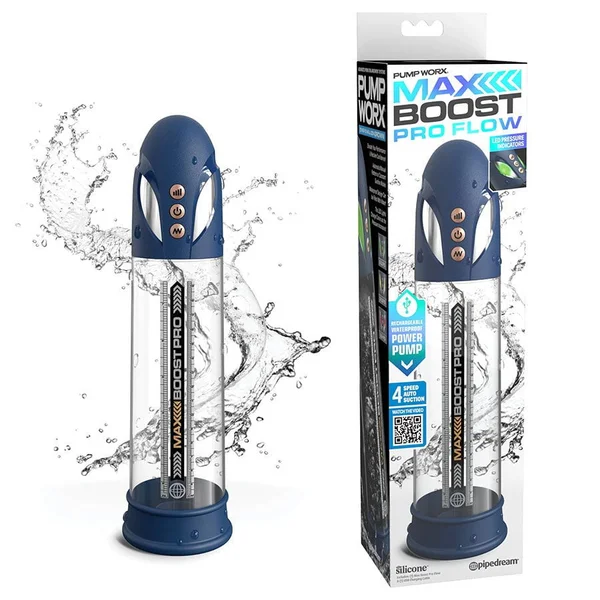 Max Boost Pro Flow Rechargeable Electric Hydro Penis Pump — image 2 of 8
