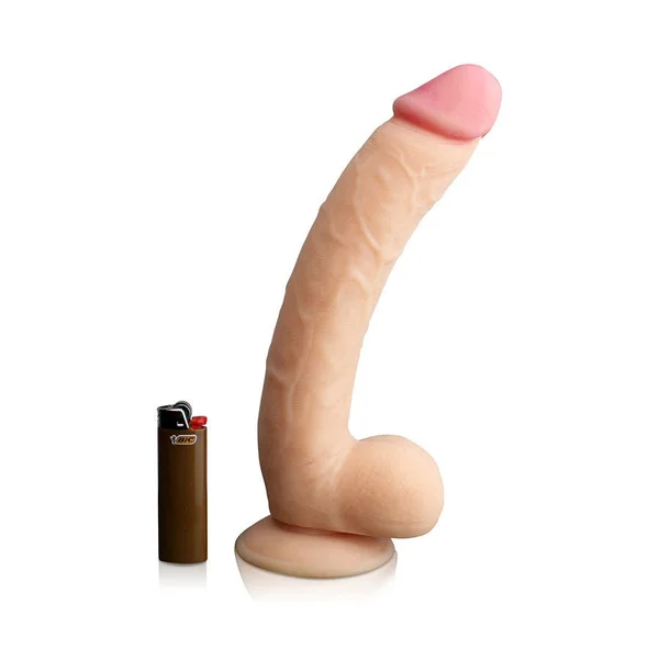 Dirk the Huge 11 Inch Realistic Dildo with Balls — image 3 of 6