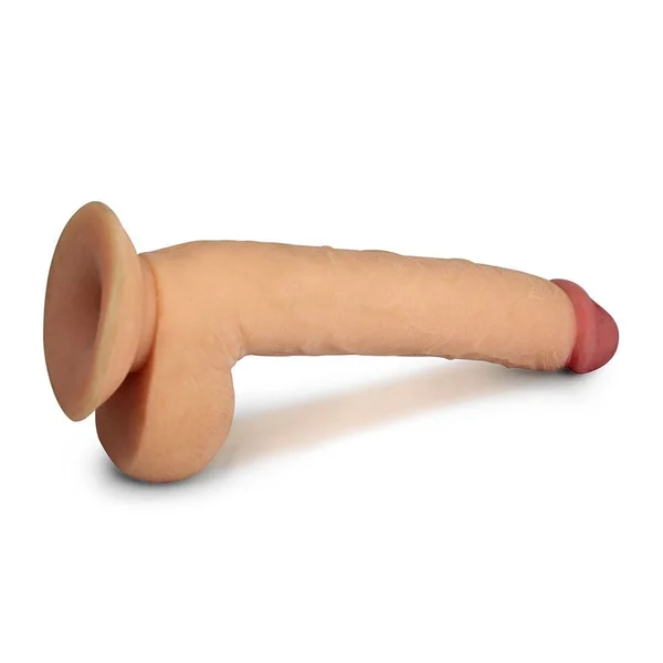 Dirk the Huge 11 Inch Realistic Dildo with Balls — image 5 of 6