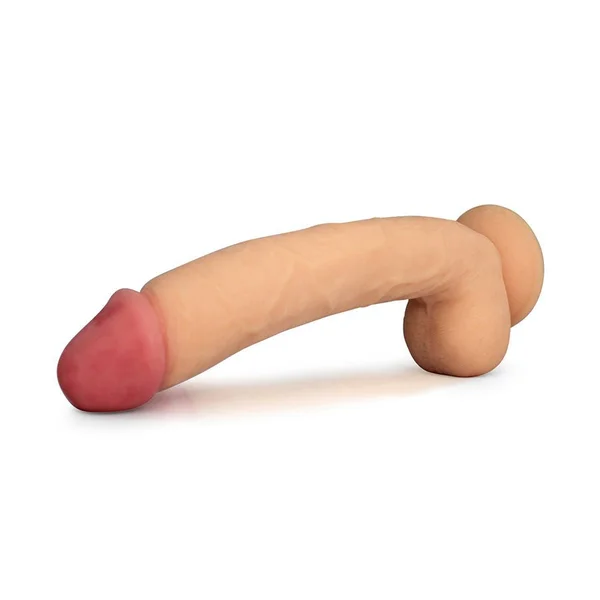 Dirk the Huge 11 Inch Realistic Dildo with Balls — image 4 of 6