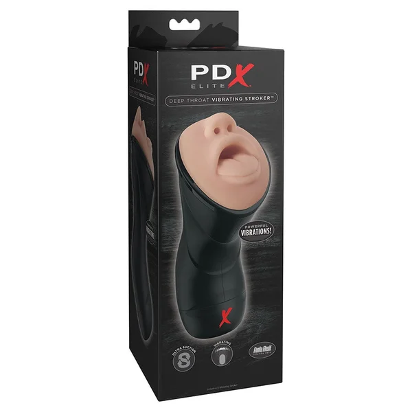 PDX Elite  Deep Throat Rechargeable Vibrating Male Stroker — image 4 of 4
