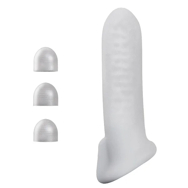 Extra Thick 7 Inch Girth Enhancing Penis Extension Sleeve Cock Sheath — image 8 of 10