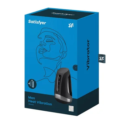 satisfyer men heat vibration penis tip vibrator