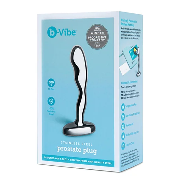 Stainless Steel Prostate Plug by B-Vibe — image 6 of 6