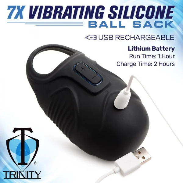 7X Vibrating Silicone Ball Sack — image 7 of 8