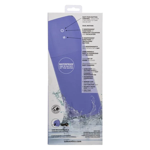 Connect Rechargeable App Controlled Vibrating and Sucking Stroker — image 7 of 8