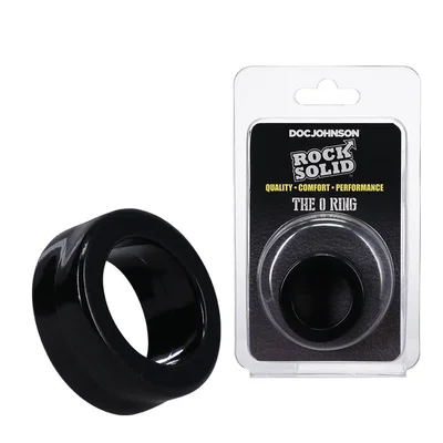 rock solid the o ring cock ring black